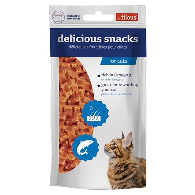 Rich Filous LES FILOUS CAT SALMON CUBES 50gr