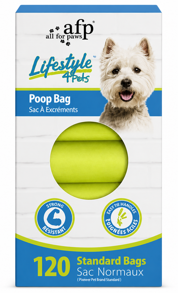 AFP LIFESTYLE 4 PETS--POOP BAG 8 ROLLS