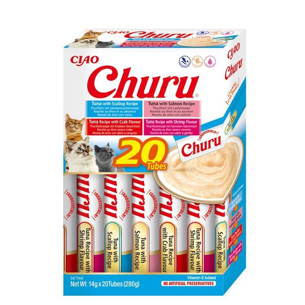 CHURU MULTIPACK - TUNA/SEAFOOD VARIETIES 20P