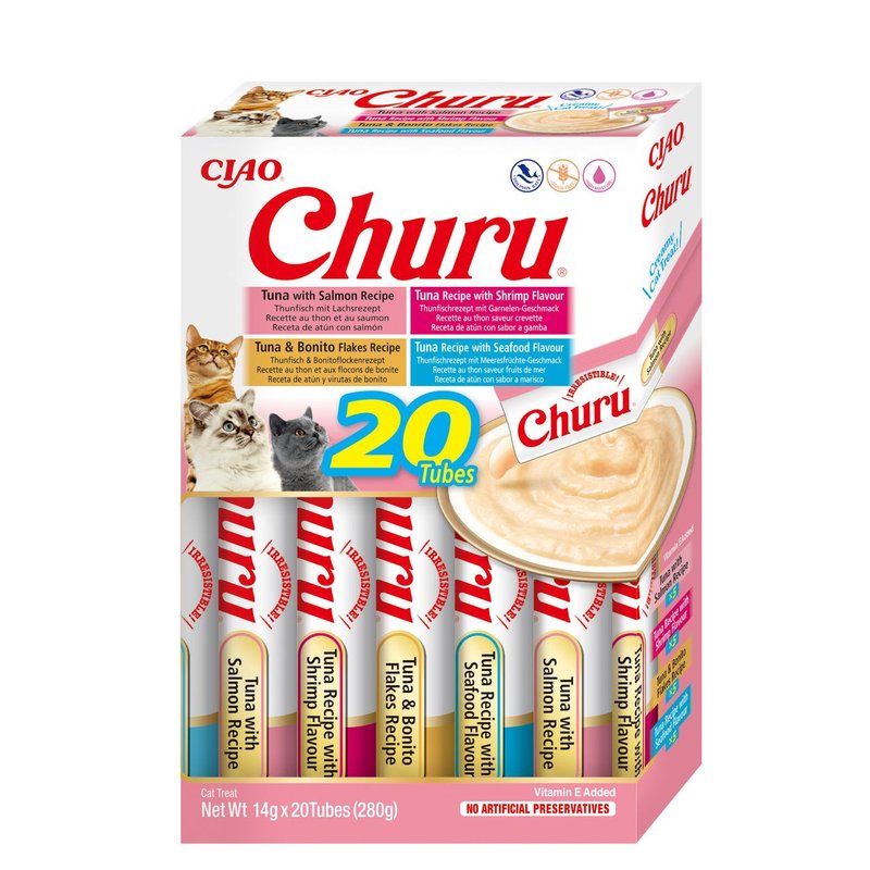 CHURU MULTIPACK - SEAFOOD VARIETIES 20P