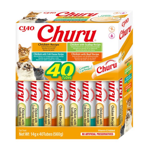 Churu Sample CHURU MULTIPACK : CHICKEN VARIETIES 40P