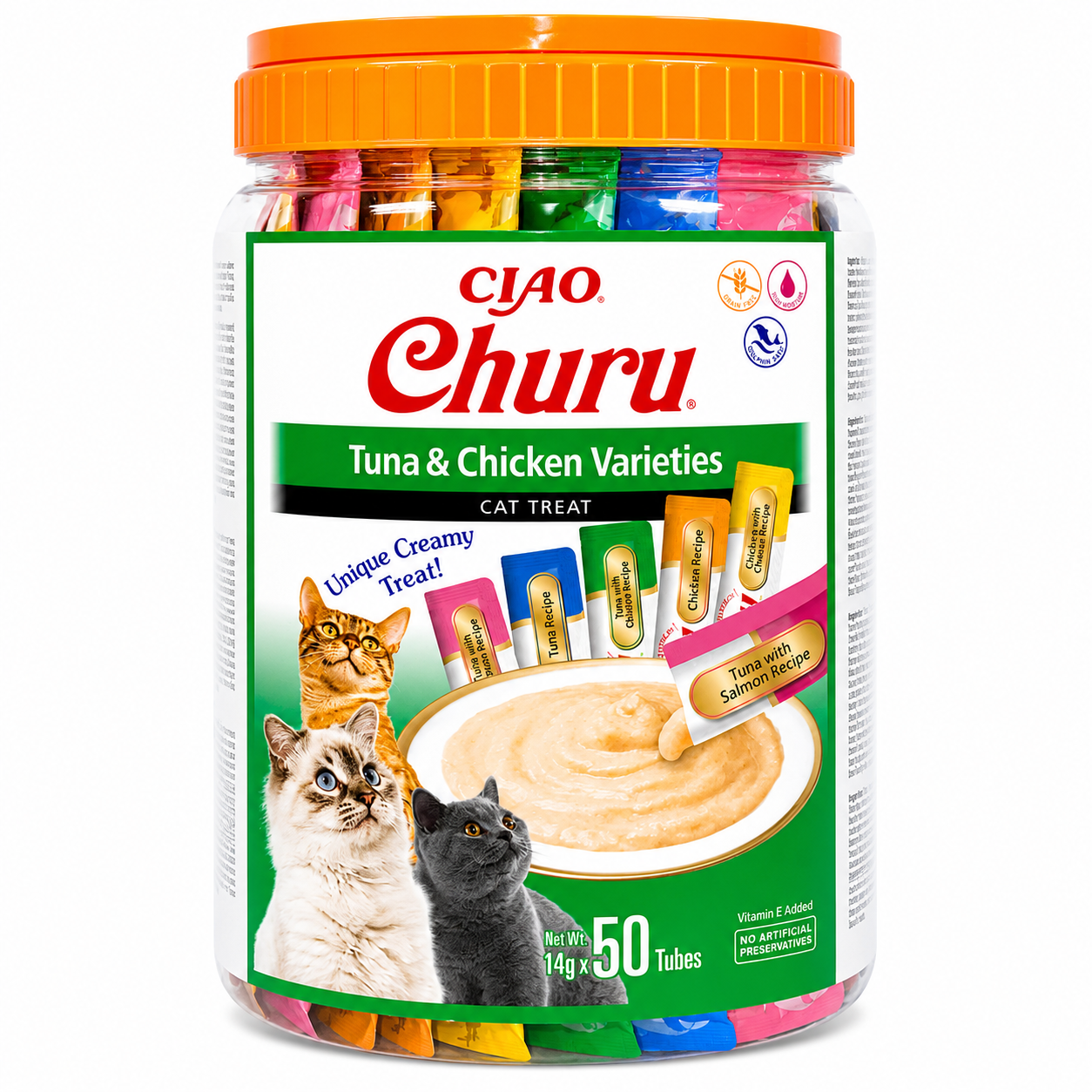 CHURU MULTIPACK : CHICKEN/TUNA VARIETIES 50P