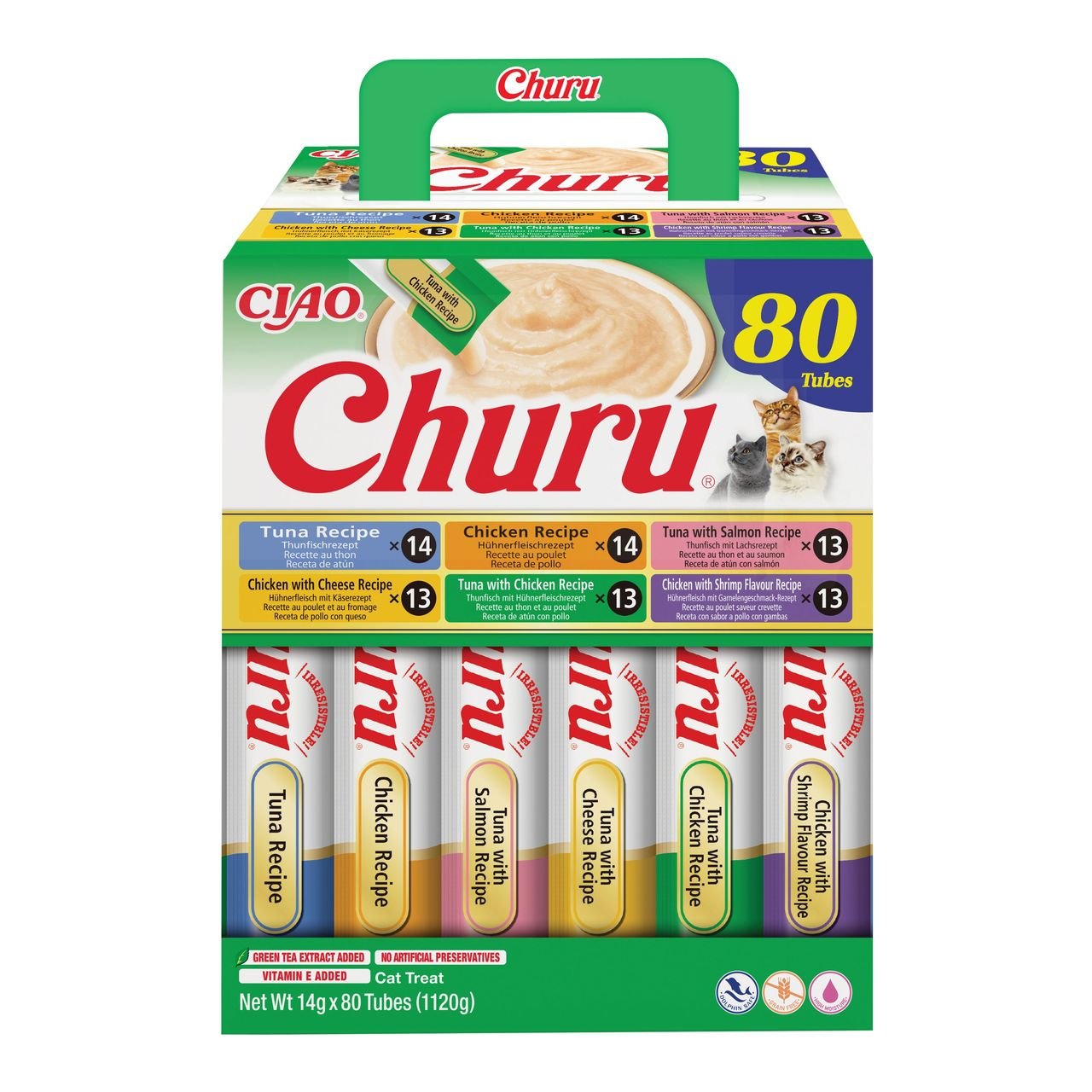 CAT CHURU 80P : CHICKEN AND TUNA RECIPE